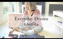 7 Everyday Denim Outfits | Fall Styling | ANNEORSHINE