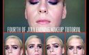 4th of July Red, White and Blue Smokey Eye Makeup Tutorial