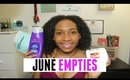 June Empties 2015 | Hair and Skincare