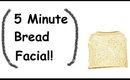 Bread Facial - EASY 5 minute - Step by Step Facial at Home | SuperWowStyle