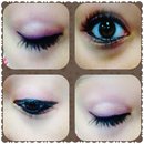 Purple pink eyes 