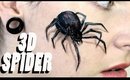 3D SPIDER; Halloween Makeup