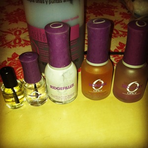 Current Orly products I am using.  So far, they are holding up.