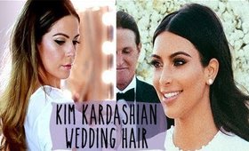 Kim Kardashian  wedding hair tutorial |HOLLIE WAKEHAM