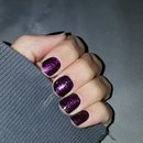Purple and black lace