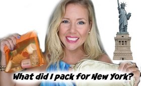 What did I pack for New York?