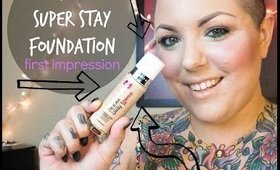 First Impression :: Maybelline Super Stay Foundation