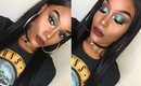 Green Glitter Glam | Makeup For Black Women