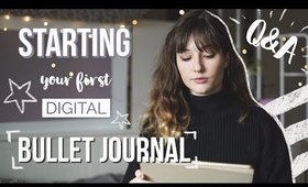 How to start your digital bullet journal! + Q&A