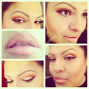 My orange smokey eye ;) 