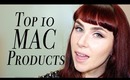 Top 10 MAC Products.
