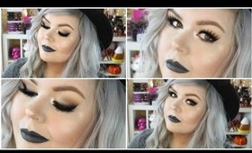 Smokey Wing and Gray Lips Fall Makeup Tutorial