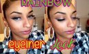 Infamous Rainbow Eyeliner Look - My Recreation