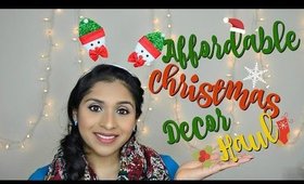 Christmas Decor Haul from Dollar Tree, Target One Spot, Hobby Lobby | deepikamakeup