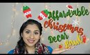 Christmas Decor Haul from Dollar Tree, Target One Spot, Hobby Lobby | deepikamakeup