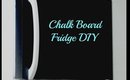 Chalk Board Makeover - Cabinet and Fridge