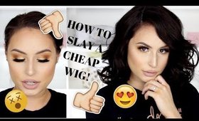 HOW TO SLAY A CHEAP WIG!