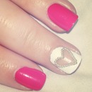 Cut out heart nails!