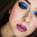 ELECTRIC BLUE ! Makeup inspired by Rihanna Who´s that chick 