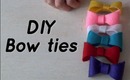 DIY Cute Bow Ties - Hair Accessories