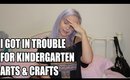 I GOT IN TROUBLE FOR KINDERGARTEN ARTS AND CRAFTS || School Storytime