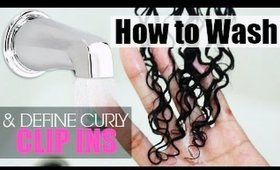 How To Wash Curly Clip-In Hair Extensions