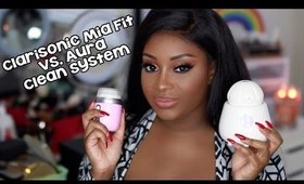 How to Get Clear Skin | Clarisonic vs. Aura Clean System | Makeupd0ll