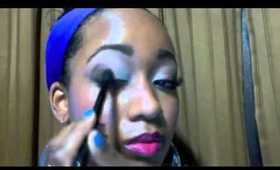 Ashanti Inspired Makeup Tutorial - Pink Lips & Blush