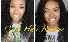 Simple Curly Hair Routine Using AS Hair Company