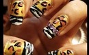 Cheetah & Zebra Print Nail Art