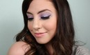 Katy Perry Inspired Purple Glitter Eye Makeup Tutorial !