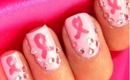 Breast Cancer Awareness Nail Design