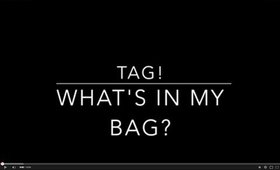 Tag: What's in My Bag?