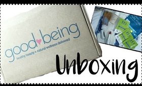 Goodbeing Unboxing - August 2016 | Natural Subscription Box