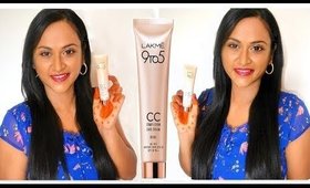 Lakme 9 to 5 CC Cream ஆய்வு மற்றும் டெமோ | CheezzMakeup