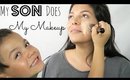 MY SON Does My Makeup