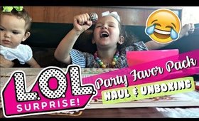 LOL SURPRISE PARTY FAVOR PACK UNBOXING WITH MARIN | Briddy Nicole