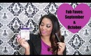Fab Faves: My September & October 2011 Favorite Products