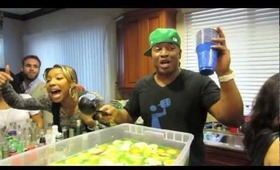 VLOG: Super Bowl Party @Destorm @KingBach @Torrei_Hart @TipsyBartender @SimoneSheppard
