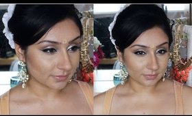 Drugstore Bollywood makeup Indian south indian party tutorial | Makeup with Raji