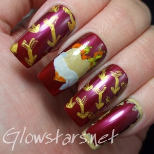 For more nail art, other manis in this challenge and products used visit http://Glowstars.net