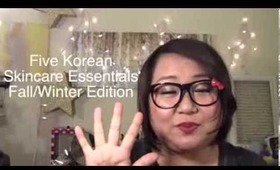 My Korean Skincare Essentials | Winter & Fall Edition