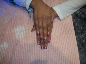 Another set of nails on a client. :)
