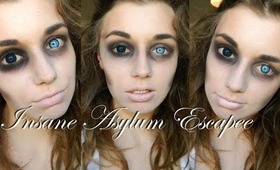 Insane Asylum Escapee Halloween Makeup Tutorial