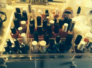 Just a little bit of my nail polish collection!