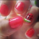 watermelon nails 🍉
