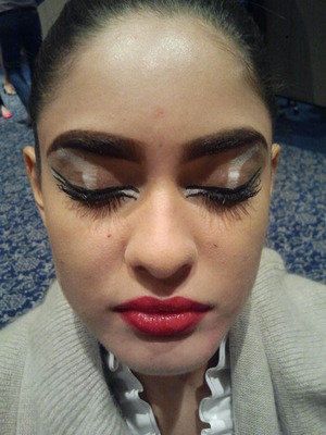 Makeup I did for a fashion show at FIU