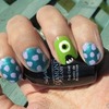 Monster University Nail Art