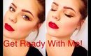 Get Ready With Me! Bold Lip | Fall Trend