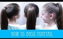 HOW TO DO A BASIC HIGH PONYTAIL! ❤️